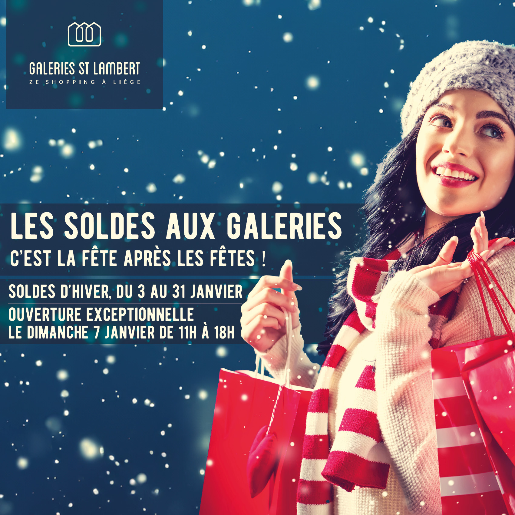 Les soldes d'hiver Janvier 2024 Les Galeries St Lambert